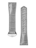 TAG Heuer Carrera 39Mm Grey Alligator Leather Strap BC6699
