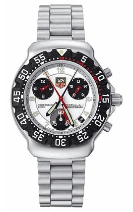 TAG Heuer Formula 1 Chronograph Quartz Stainless Steel / Silver / Bracelet CA1212.BA0493