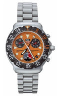 TAG Heuer Formula 1 Chronograph Quartz Stainless Steel / Orange / Bracelet CA1214.BA0493