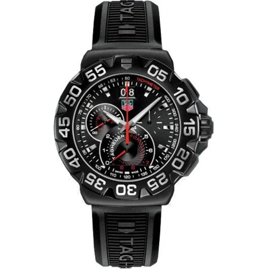 TAG Heuer Formula 1 Quartz Chronograph Big Date 44 Titanium PVD / Black / Rubber CAH1012.BT0717