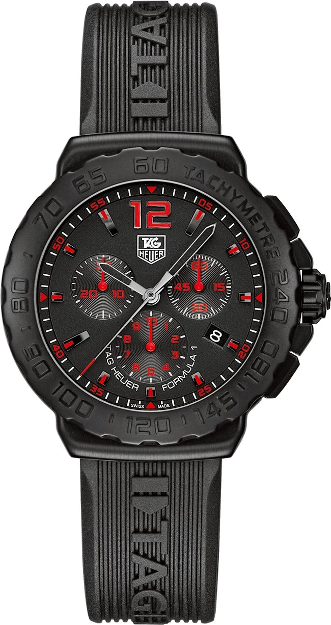 TAG Heuer Formula 1 Quartz Chronograph 42 PVD / Black / Rubber CAU111A.FT6024