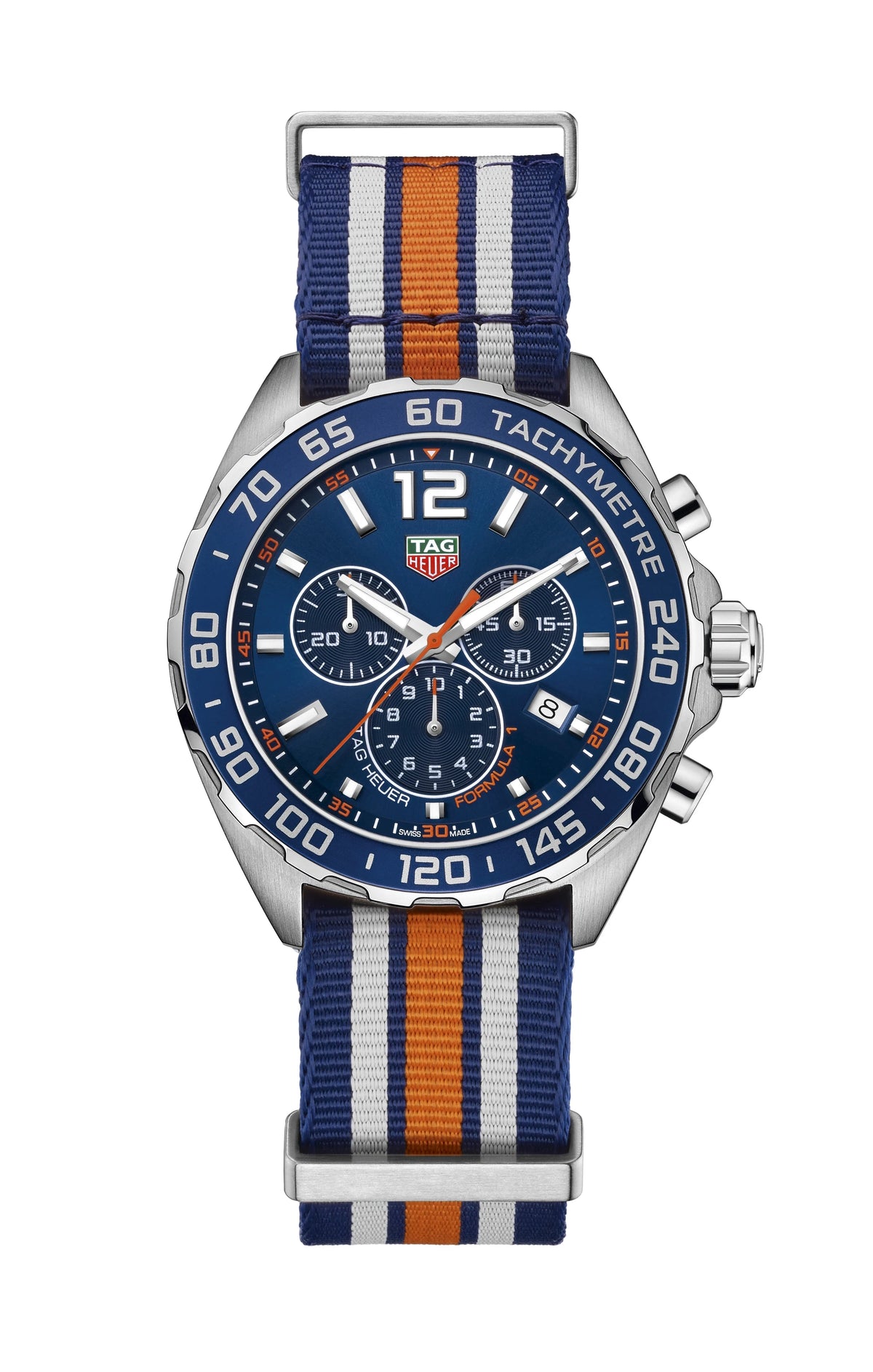 TAG Heuer Formula 1 Chronograph Quartz 43 Stainless Steel / Blue / Bracelet CAZ1014.FC8196