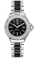 TAG Heuer Formula 1 Quartz 37 Stainless Steel / Diamond / Black / Bracelet WAH1217BA0859