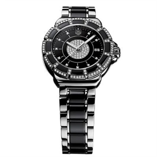 TAG Heuer Formula 1 Quartz 37 Stainless Steel / Diamond / Black - Diamond / Bracelet WAH1219.BA0859