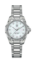 TAG Heuer Aquaracer 300M Quartz 32 Stainless Steel / MOP - Diamond / Bracelet WAY1313.BA0915