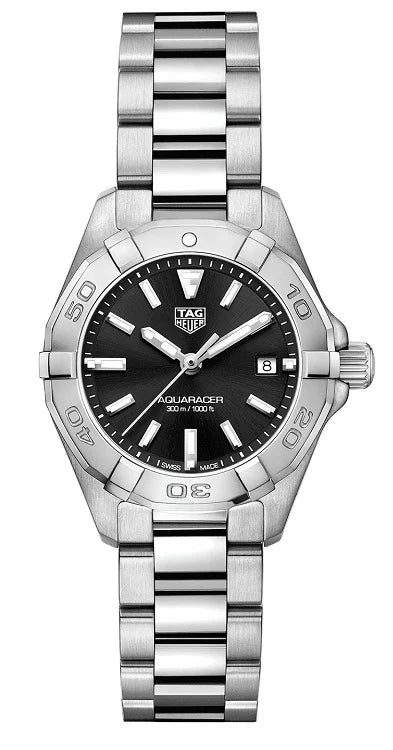TAG Heuer Aquaracer 300M Quartz 27 Stainless Steel / Black / Bracelet WBD1410BA0741