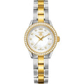 TAG Heuer Carrera Quartz 27 Stainless Steel / Yellow Gold / Diamond / MOP - Diamond / Bracelet WV1451.BD0797